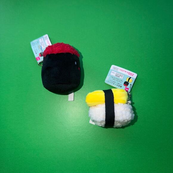 Tabi White Sushi Socks Plush Egg Tamago Tuna Roll Keychain Charm Maison Margiela - Picture 10 of 15